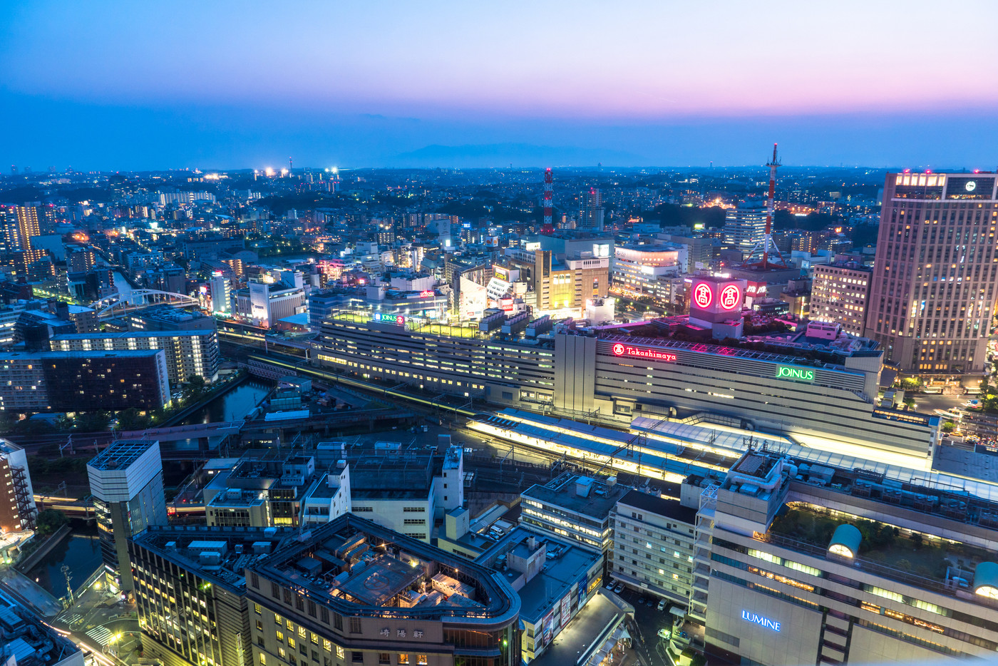 横浜駅周辺【トワイライト夜景】