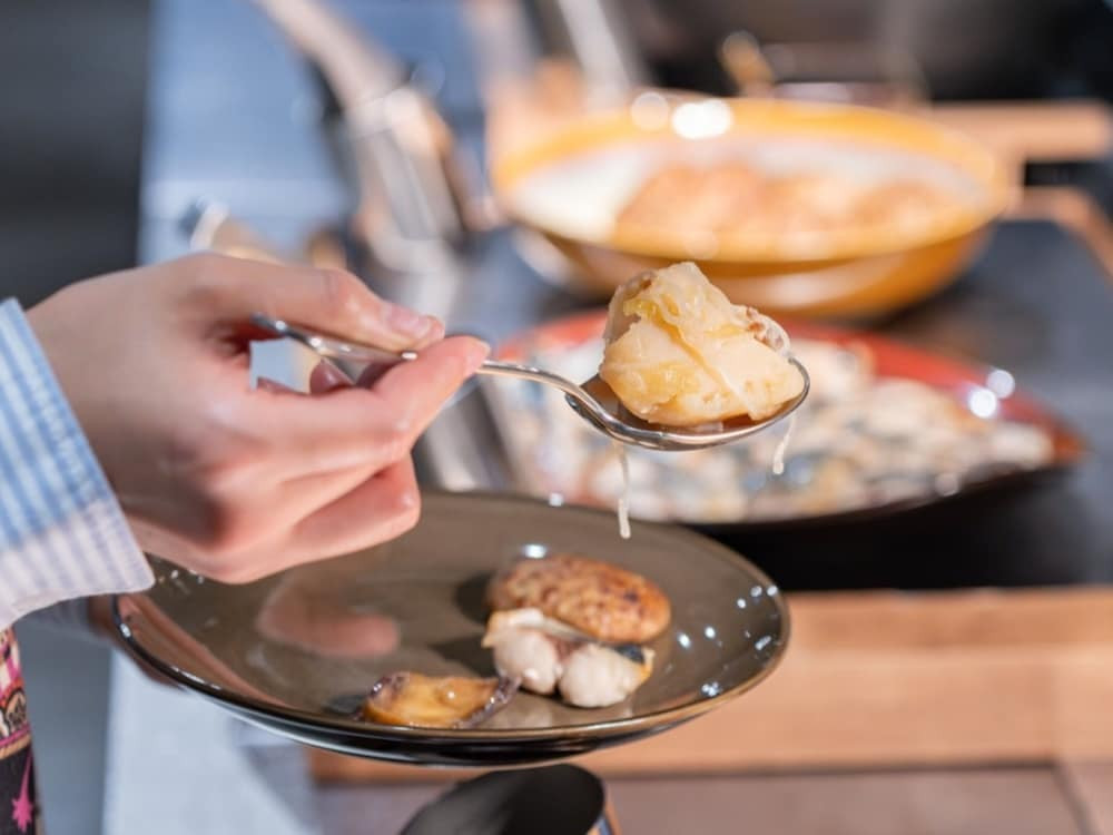 朝食ビュッフェ