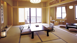 [禁煙室] 特別階 「野の花亭」河口湖側・掘りごたつ付き和室 (13歳以上から) [夕食は別個室で和食／朝食はレストランにて和食]