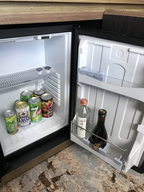 冷蔵庫のドリンクはフリー