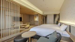 [1泊2食 星ビュッフェプラン｢和ダイニング星 HOSHI｣] 星館デラックス和洋室(海側)(58sqm) 寝具の数は(3歳以上)予約人数分