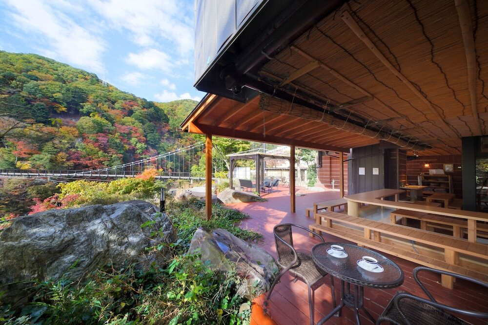 足湯カフェでゆったりのんびり♪ママにも優しい宿4070290