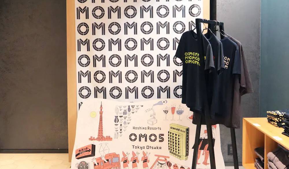 エレベーター前にも撮影スポットがありました。オリジナルのイラストで大塚の名物がたくさん描かれたボードは要チェック◎