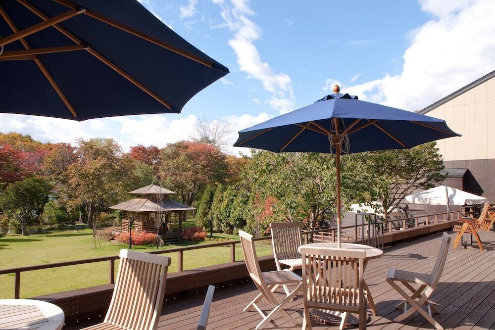 ウッドデッキテラスからの眺め