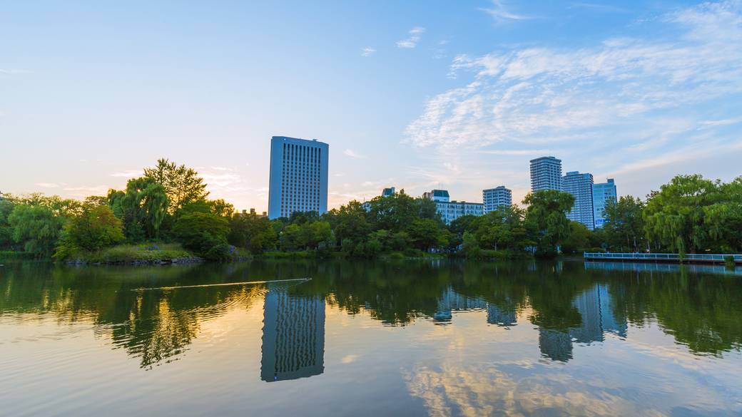 夕方の中島公園 / 1