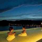 夜の露天風呂 / 1