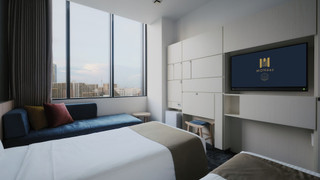 スタンダードツイン (ソファベッド付)