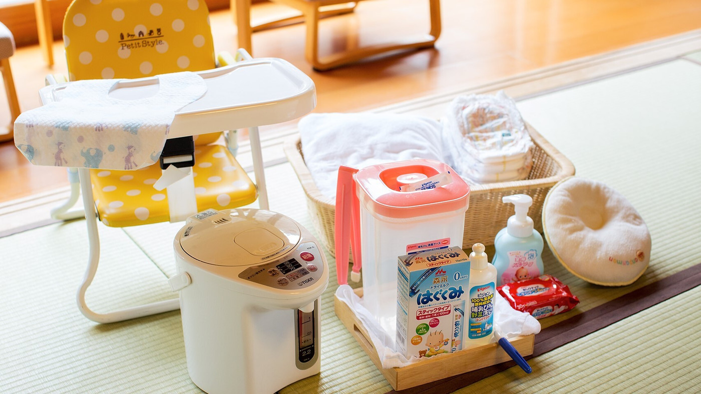 豊富なベビーグッズで赤ちゃんとのステイも安心4069198