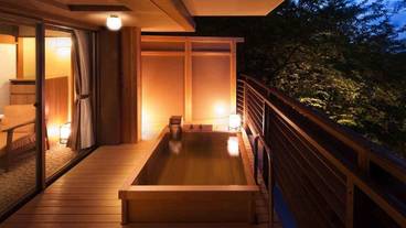 露天風呂付き客室　白蘭 / 3