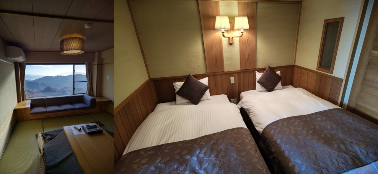 南館の部屋は綺麗で眺望良し！