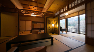 【特別室｜A】源泉内湯◆踏込＋10畳＋8畳＋広縁／角部屋（74平米以上）