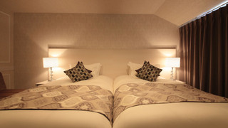 ラグジュアリーツイン 禁煙 客室露天風呂付 (エキストラベッドは5名利用時に提供)