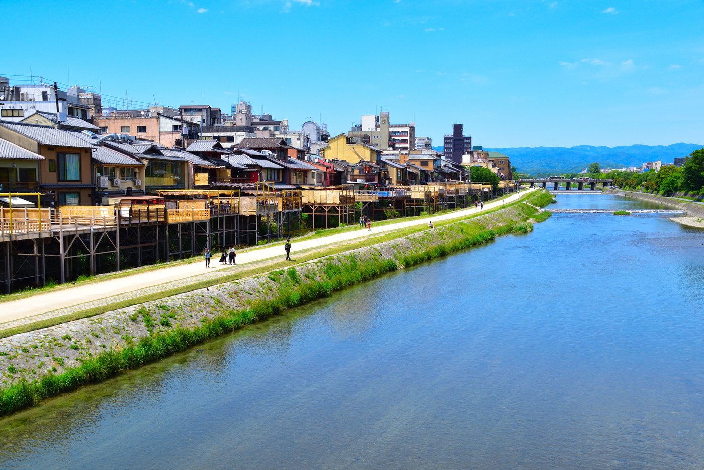 初夏　京都鴨川