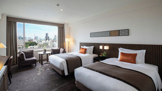 [アッパーフロア] タワーサイド デラックスツインルーム (禁煙) サウナ利用込