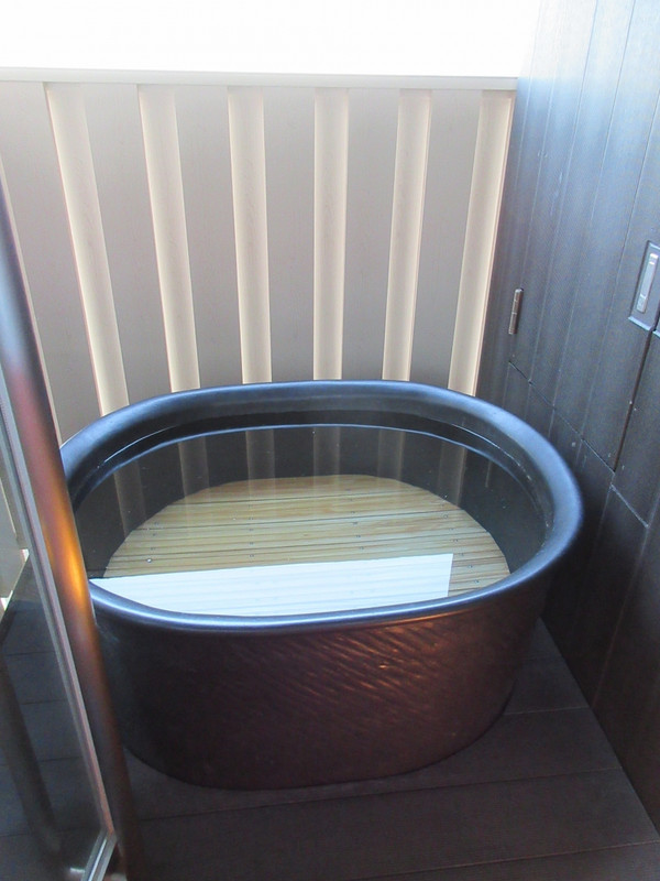 客室にある露天風呂