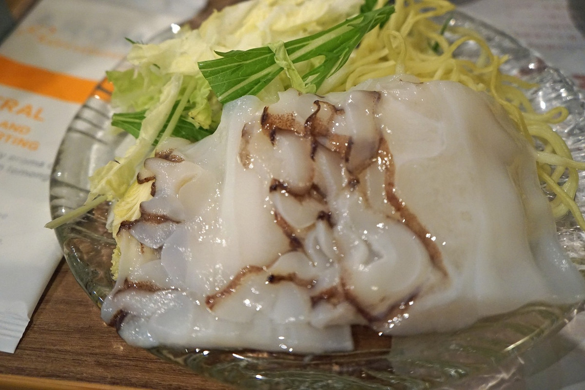 地産のタコしゃぶ