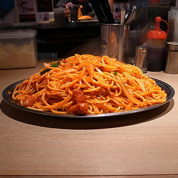 「スパゲティーのパンチョ 御徒町店」料理 1043716 ナポリタン番長1600g