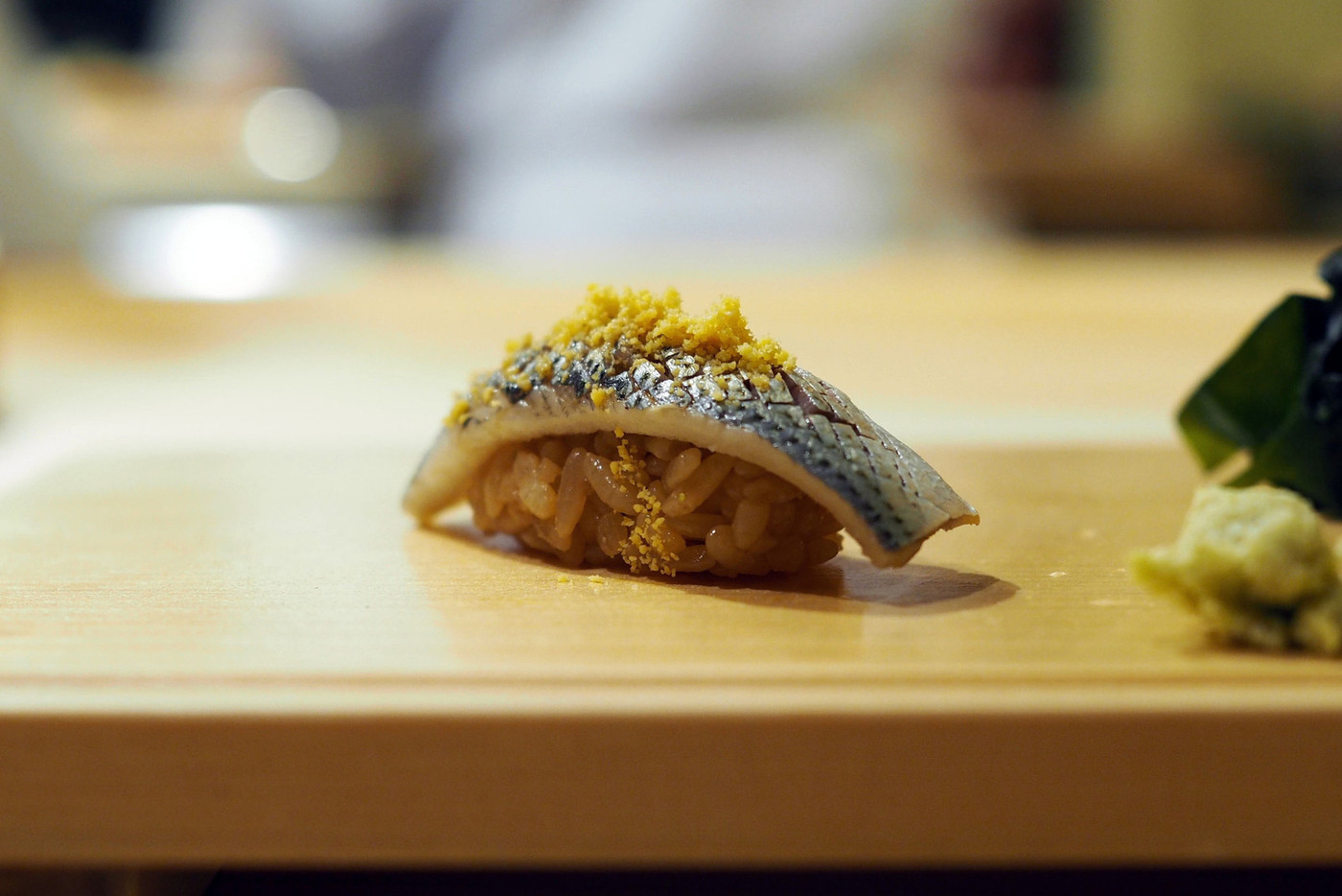 「鮓 村瀬」料理 686031 コハダ 1週間熟成 黄身酢おぼろ