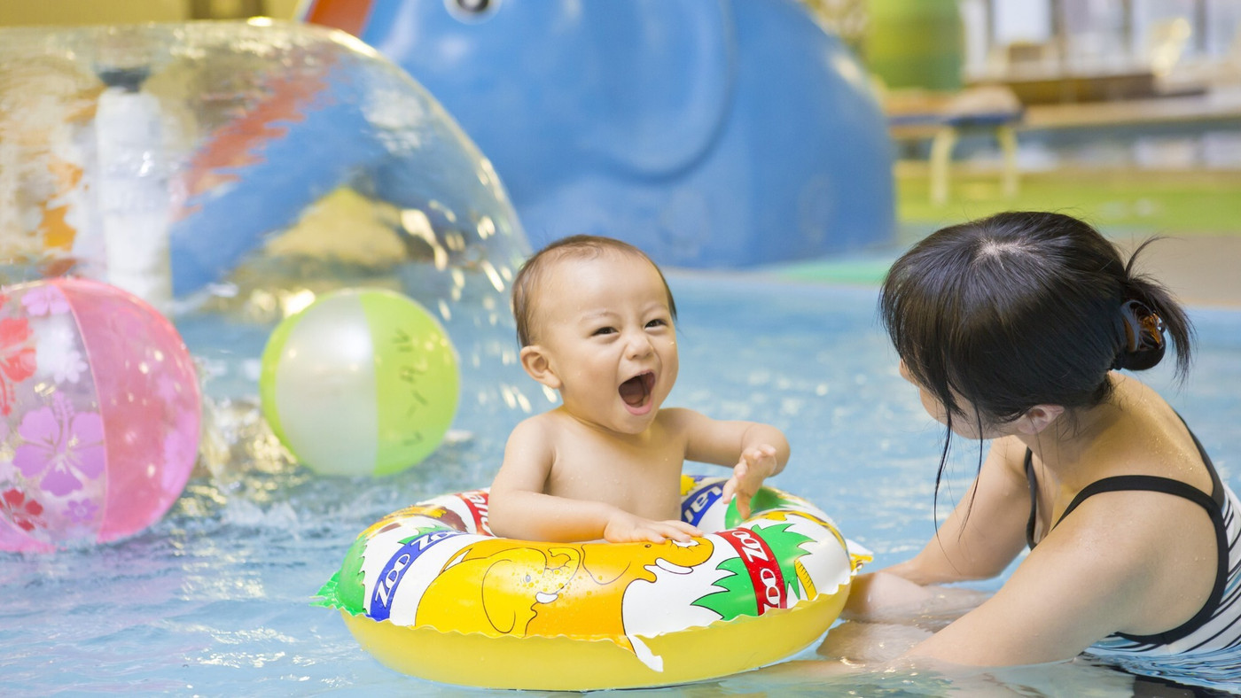 温水プールやゲームコーナーなど館内だけで満喫できる3357691