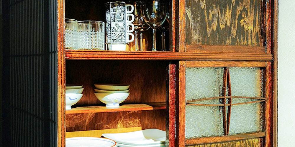 客室内のダイニングエリア