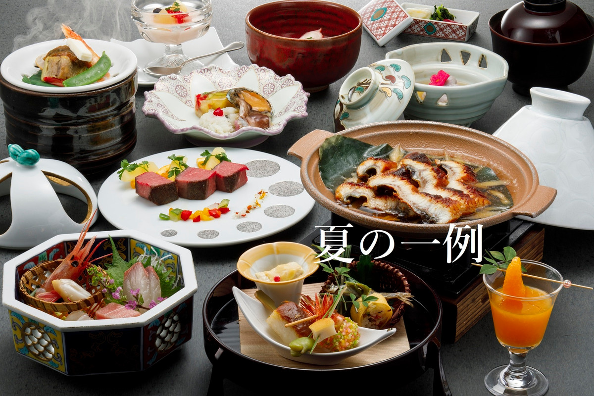 旬魚旬菜会席 夏の一例