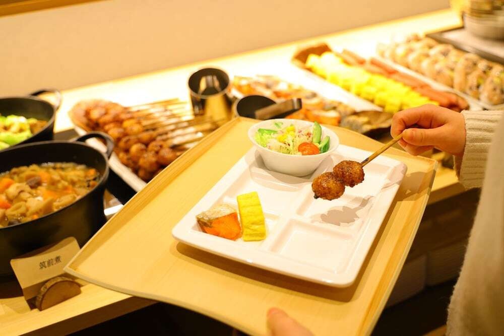 朝食ビュッフェ