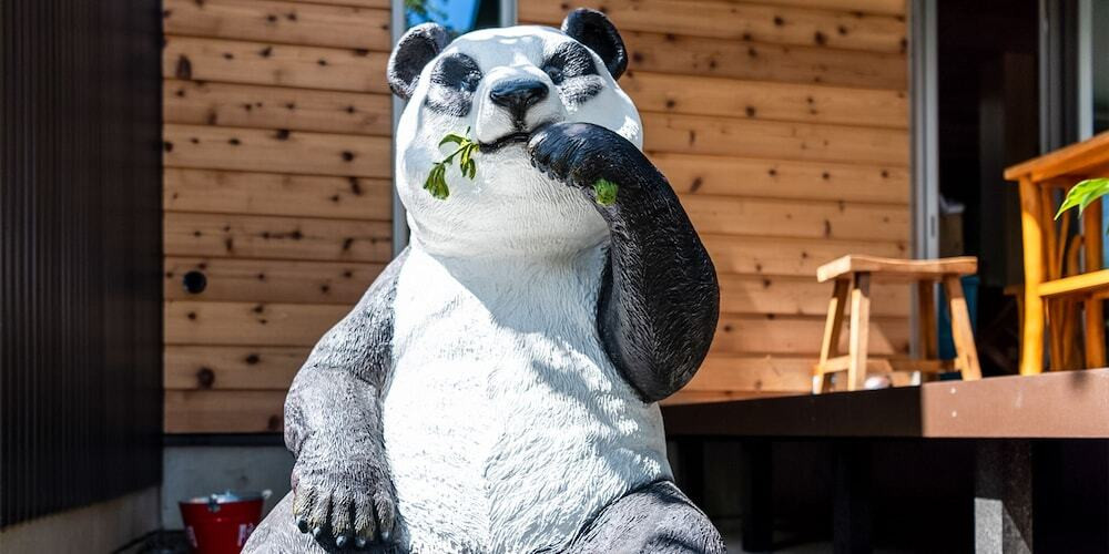 コテージのパンダ