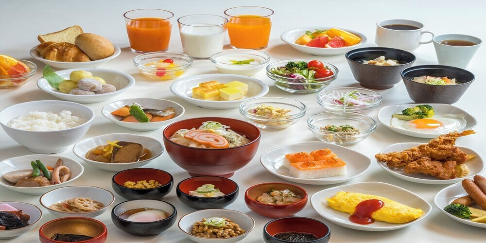 朝食ビュッフェ