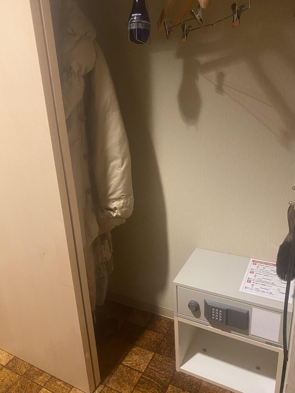 クローゼットのセイフティボックス