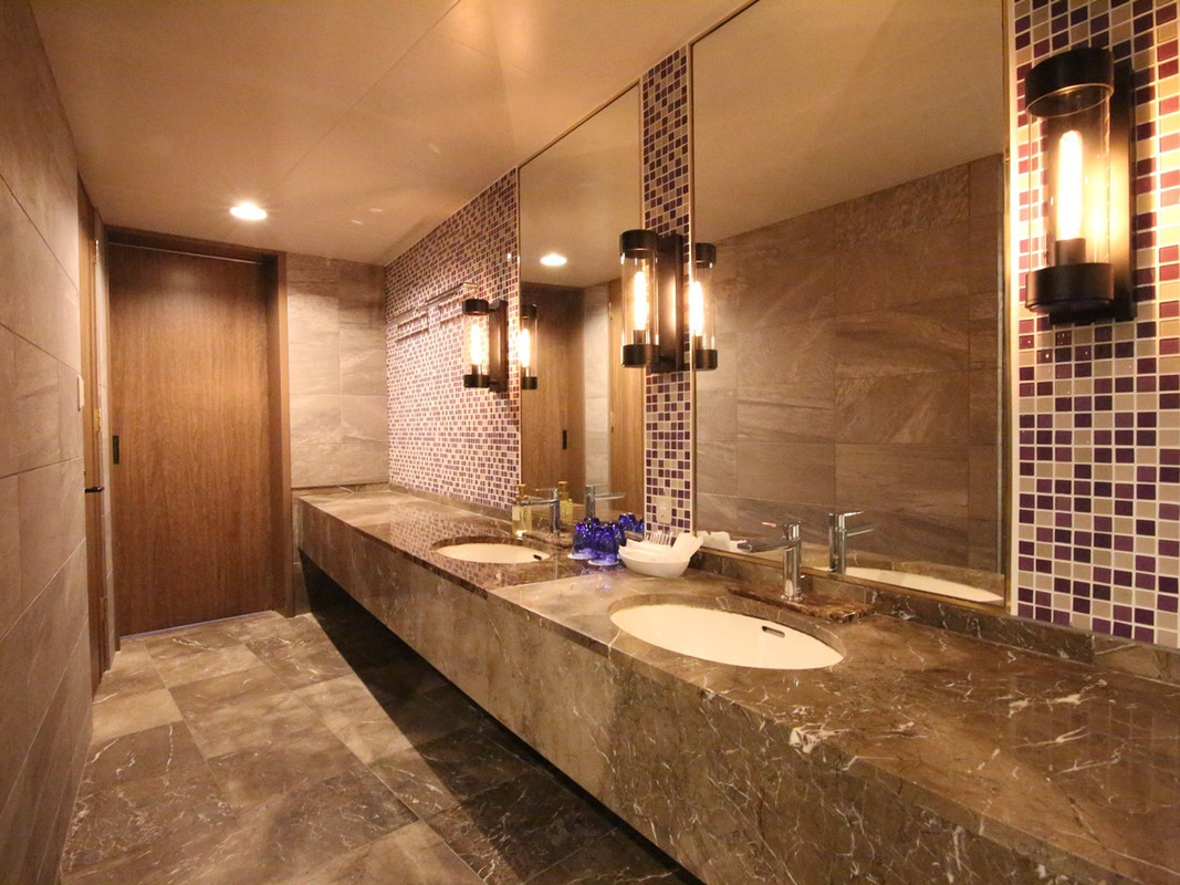 プレジャールームの洗面台