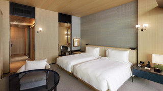 ルーム シングルベッド 2 台 ガーデンビュー