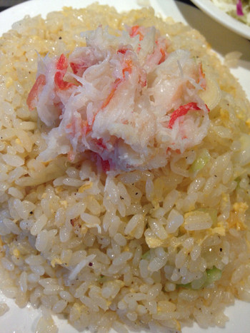 「かに漁師の家 青山本店」料理 1094272 ハーフ&ハーフセットのかにチャーハン