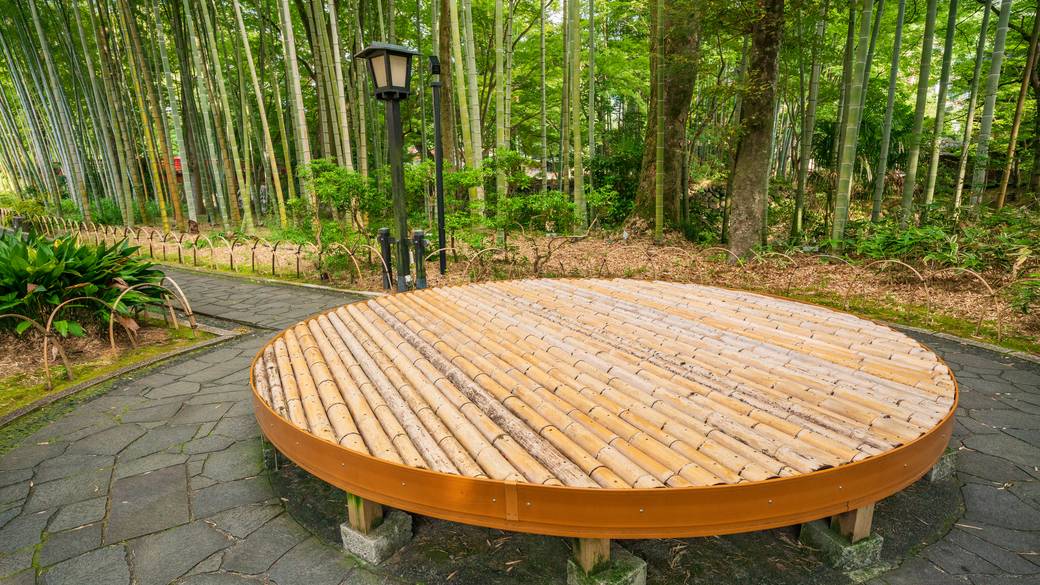 竹林の小径 ベンチ / 3