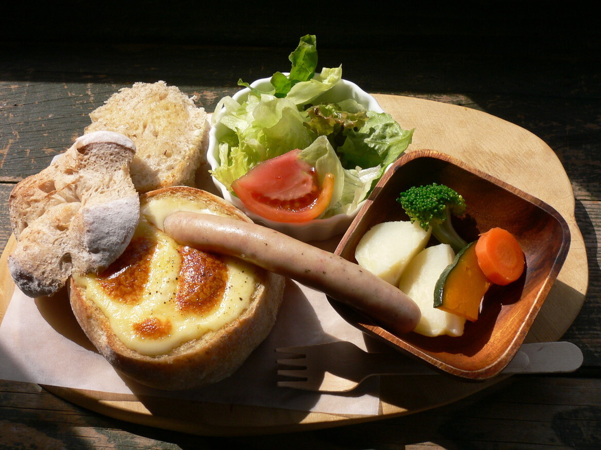 「あるうのぱいん」料理 63956 チーズフォンデュセット（1,400円）2008年10月