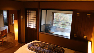 温泉掛流し露天風呂＆足湯･リビングルーム付  部屋食 (穂波) 禁煙