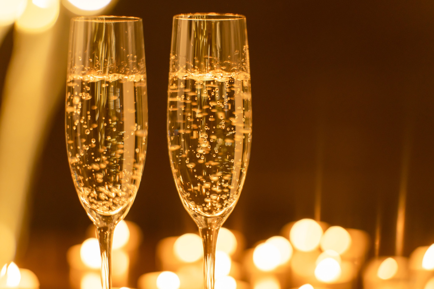 シャンパン　キャンドル