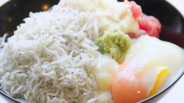 朝食 ちりめんじゃこ丼一例 / 7