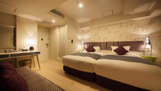 モデレート ツインルーム  禁煙 (セミダブルベッド2台) - 別館<大人3名様よりソファーベッドをご用意>