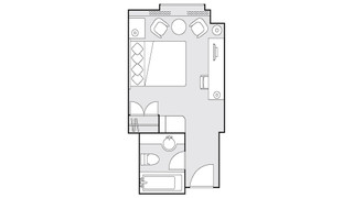 24㎡ デラックス ダブルルーム 禁煙