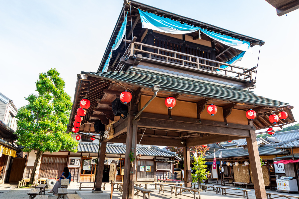 おかげ横丁の太鼓やぐら