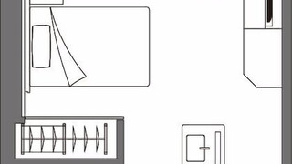 シーニック ツイン ダブルベッド 2 台 禁煙