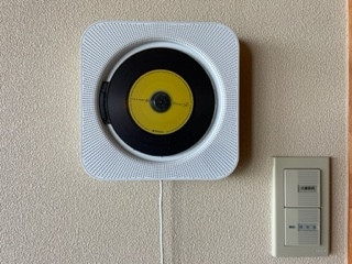 帰る時に気づきました。レコード?音楽なるんです