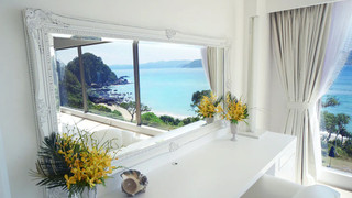 デラックス, 特別室 ダブルルーム, マウンテンビュー, 海が見える, 禁煙 (【SKY FLOOR】WHITE)