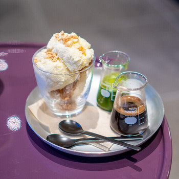 「紡 cafe」 料理 139834434 抹茶アフォガート
