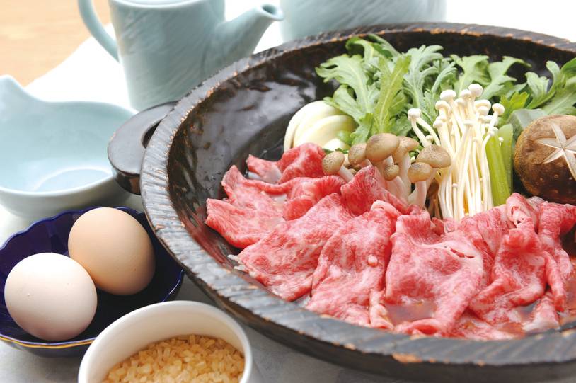 「稲吉」のすき焼き懐石 / 2