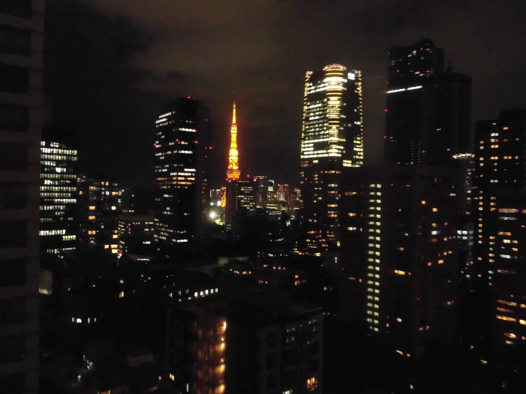 東京タワーが見えてました
