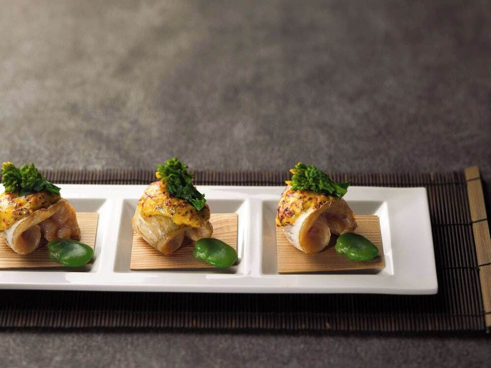甘鯛と地卵と柴漬けを焼いた料理