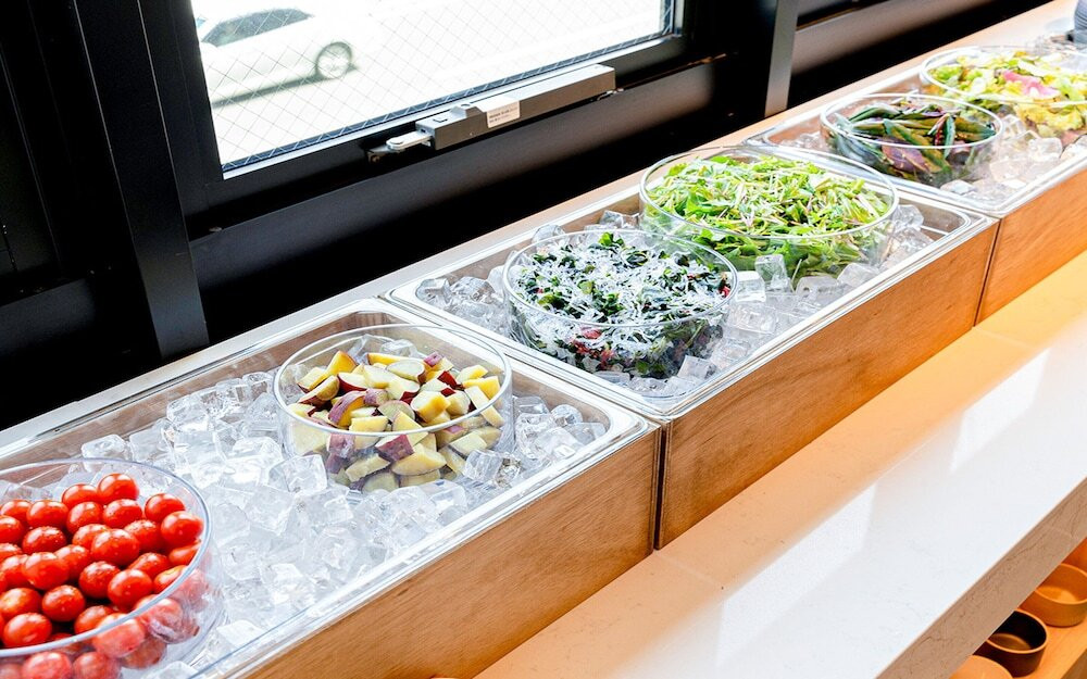 朝食ビュッフェ