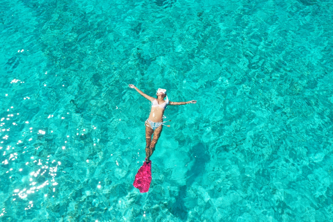 水納島のドローン撮影