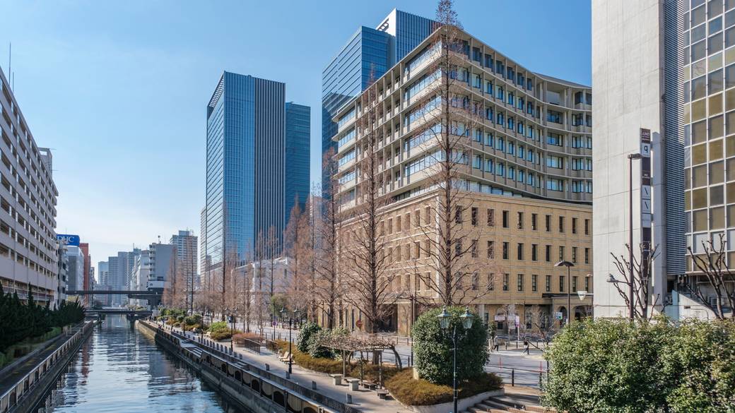 芝浦運河沿いの街並み / 4